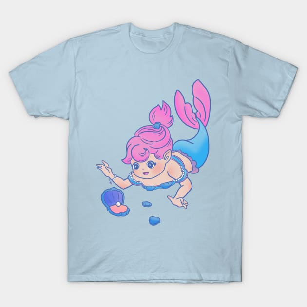 Pearl mermaid T-Shirt by Potato_pinkie_pie